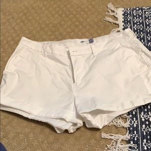 White Chino Shorts